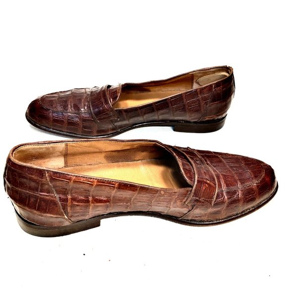 Daniele Ferradini Genuine Crocodile Loafers - Picture 4 of 10